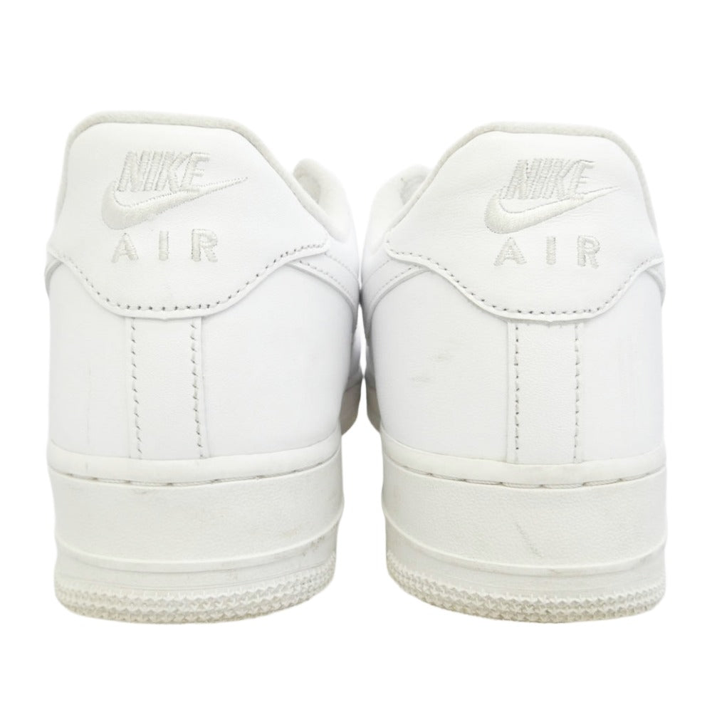 Supreme シュプリーム CU9225-100 × Nike Air Force 1 Low White ナイキ エアフォース1 ロー ホワイト ローカット スニーカー ホワイト系 27cm【中古】