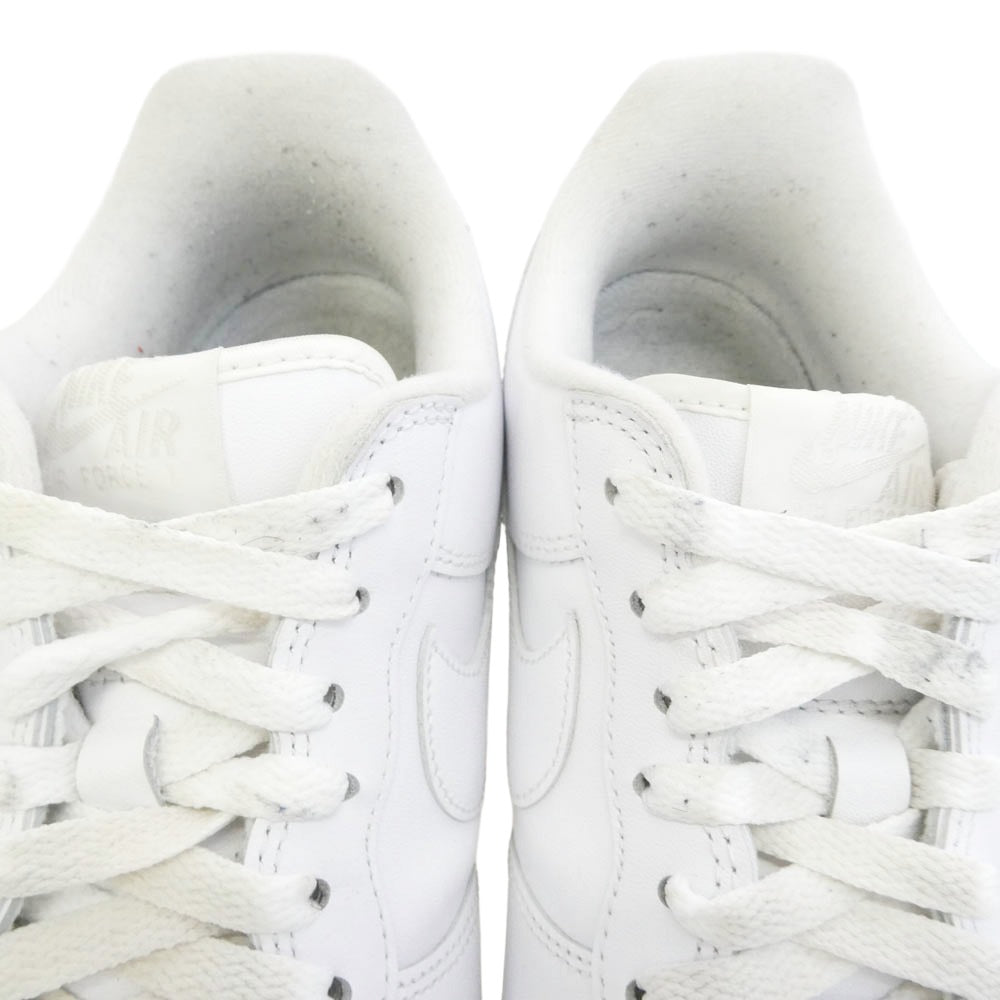 Supreme シュプリーム CU9225-100 × Nike Air Force 1 Low White ナイキ エアフォース1 ロー ホワイト ローカット スニーカー ホワイト系 27cm【中古】