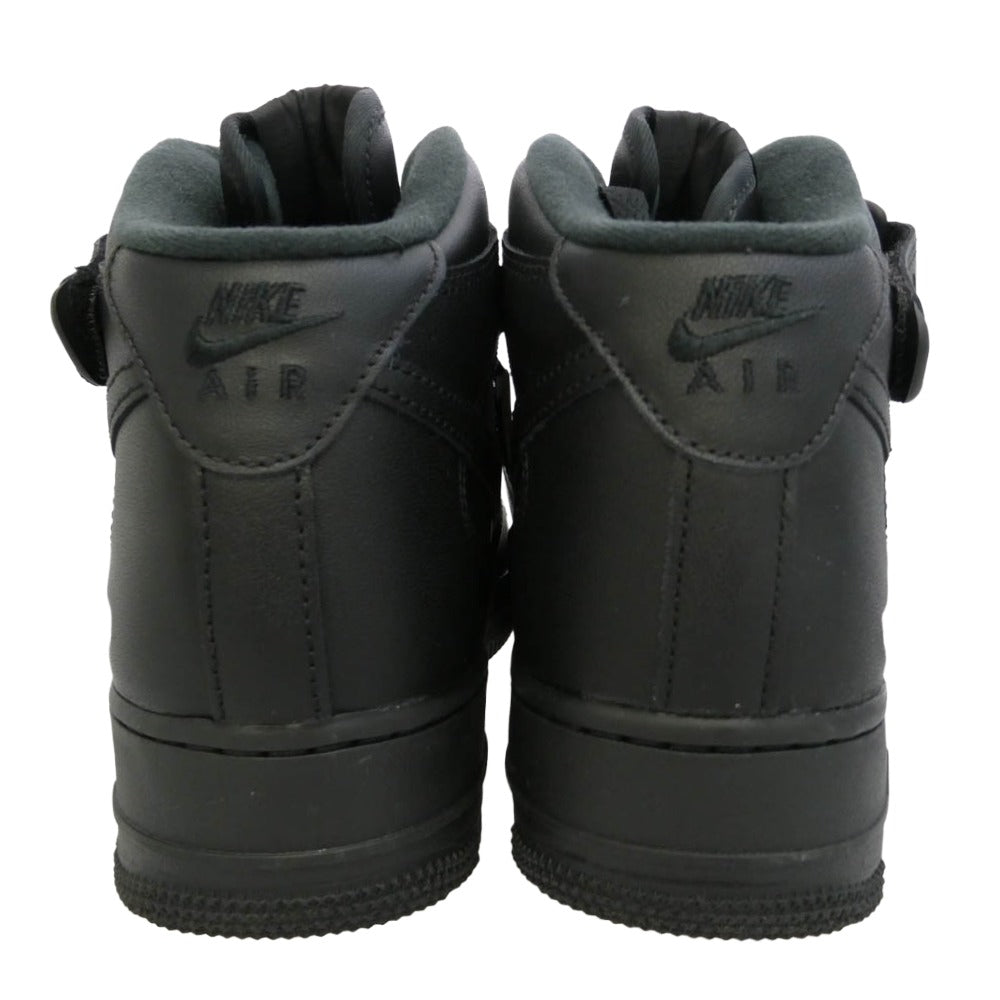Supreme シュプリーム FZ8784-001 × Nike Air Force 1 Mid Black FW24 ナイキ エアフォース1 ミッド ブラック ハイカット スニーカー ブラック系 27cm【新古品】【未使用】【中古】