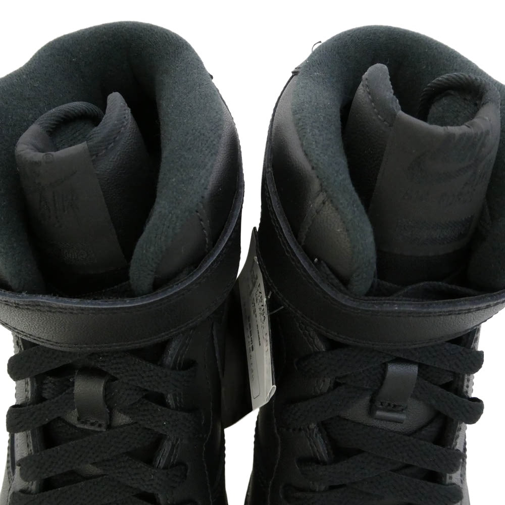 Supreme シュプリーム FZ8784-001 × Nike Air Force 1 Mid Black FW24 ナイキ エアフォース1 ミッド ブラック ハイカット スニーカー ブラック系 27cm【新古品】【未使用】【中古】