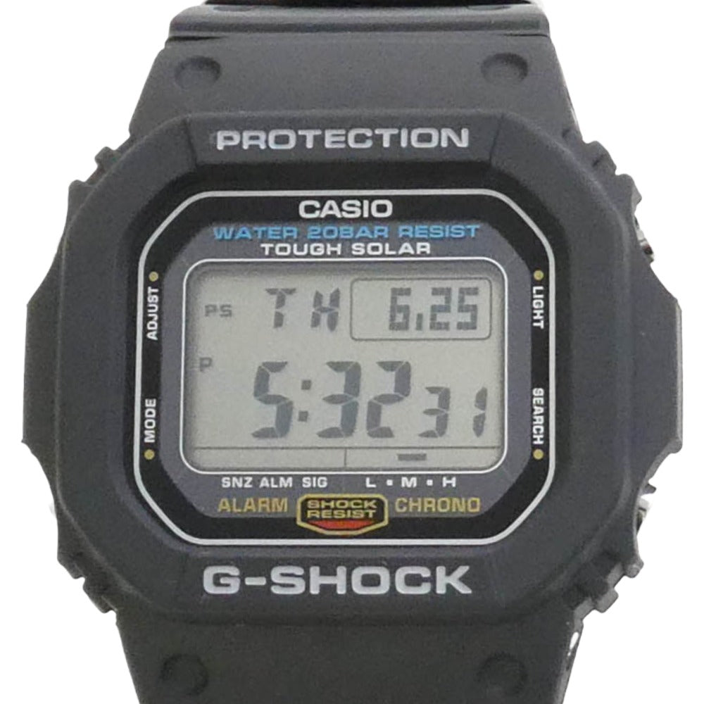 G-SHOCK ジーショック G-5600UE-1JF 5600 タフソーラー 時計 ウォッチ ブラック系【極上美品】【中古】