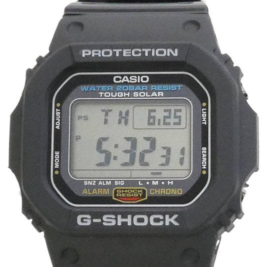 G-SHOCK ジーショック G-5600UE-1JF 5600 タフソーラー 時計 ウォッチ ブラック系【極上美品】【中古】