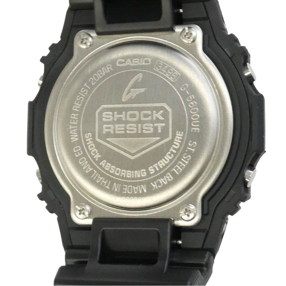 G-SHOCK ジーショック G-5600UE-1JF 5600 タフソーラー 時計 ウォッチ ブラック系【極上美品】【中古】