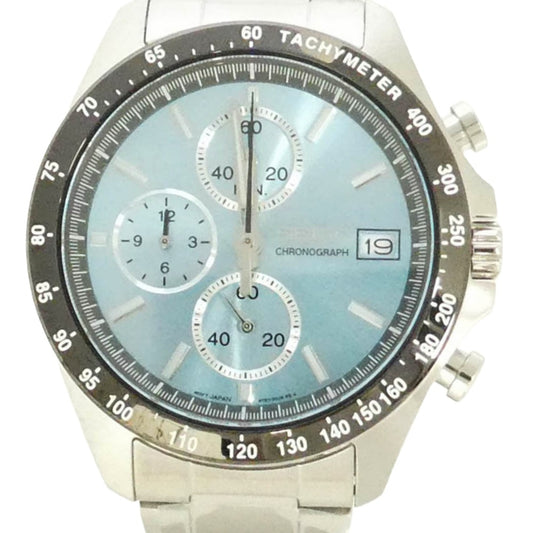 SEIKO セイコー SBTR029 SEIKO SELECTION セイコーセレクション スピリット 8Tクロノ 時計 ウォッチ シルバー系【極上美品】【中古】