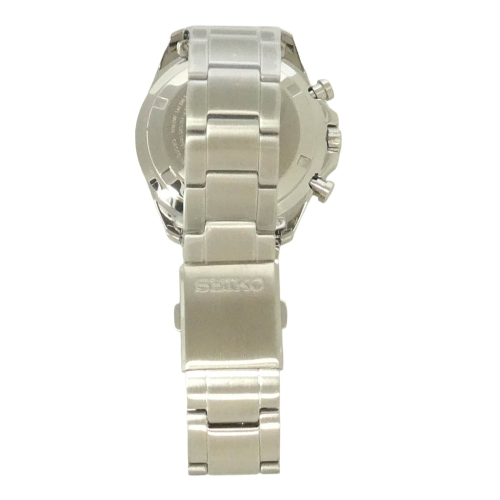 SEIKO セイコー SBTR029 SEIKO SELECTION セイコーセレクション スピリット 8Tクロノ 時計 ウォッチ シルバー系【極上美品】【中古】