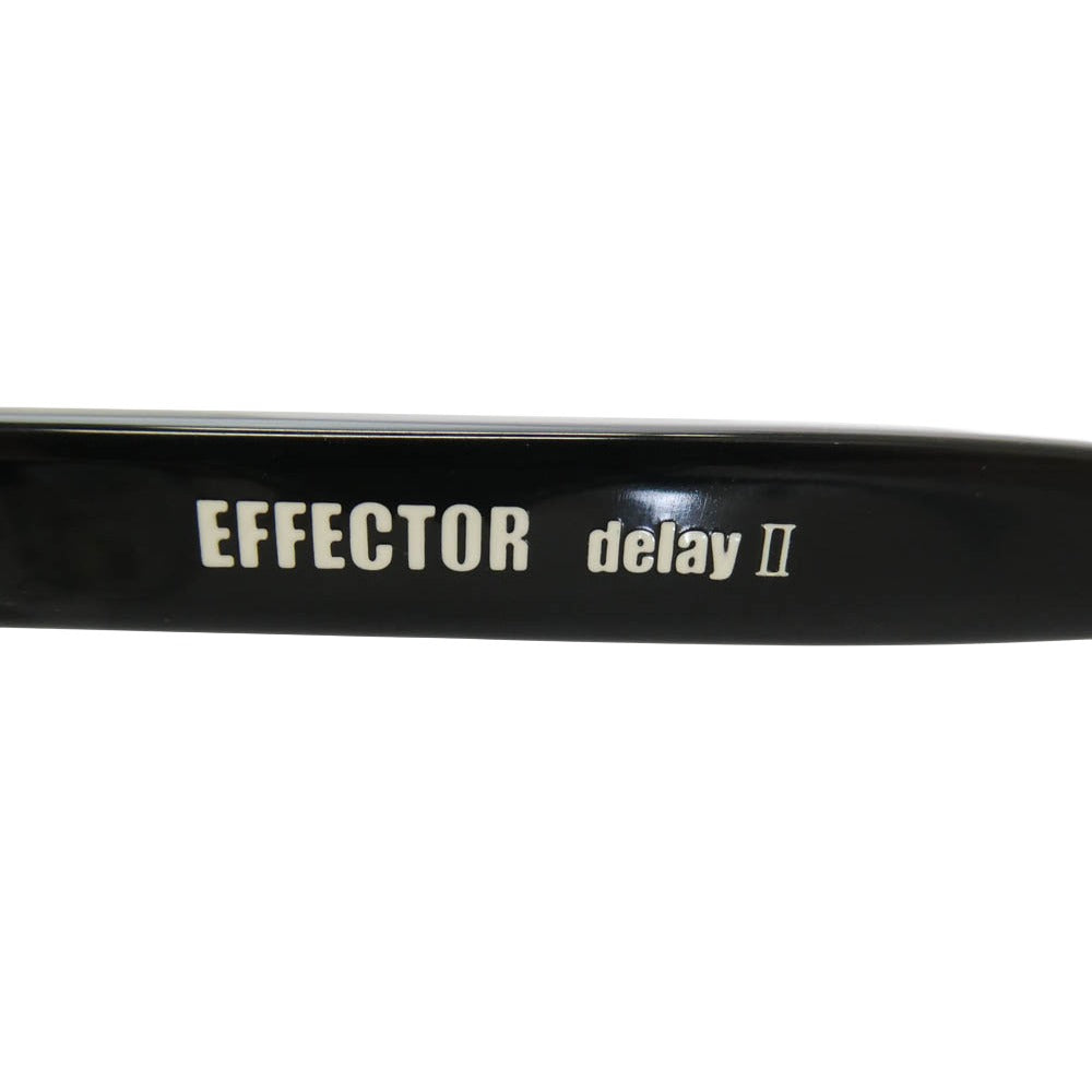 EFFECTOR エフェクター delay ii ディレイツー 眼鏡 メガネ アイウェア 度入り ブラック系 クリア系【中古】