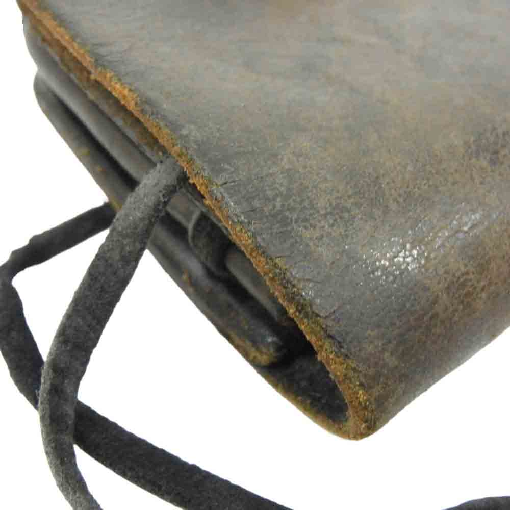goro's ゴローズ SADDLE LEATHER コンチョ付き レザー メディスン バッグ ブラウン系【中古】