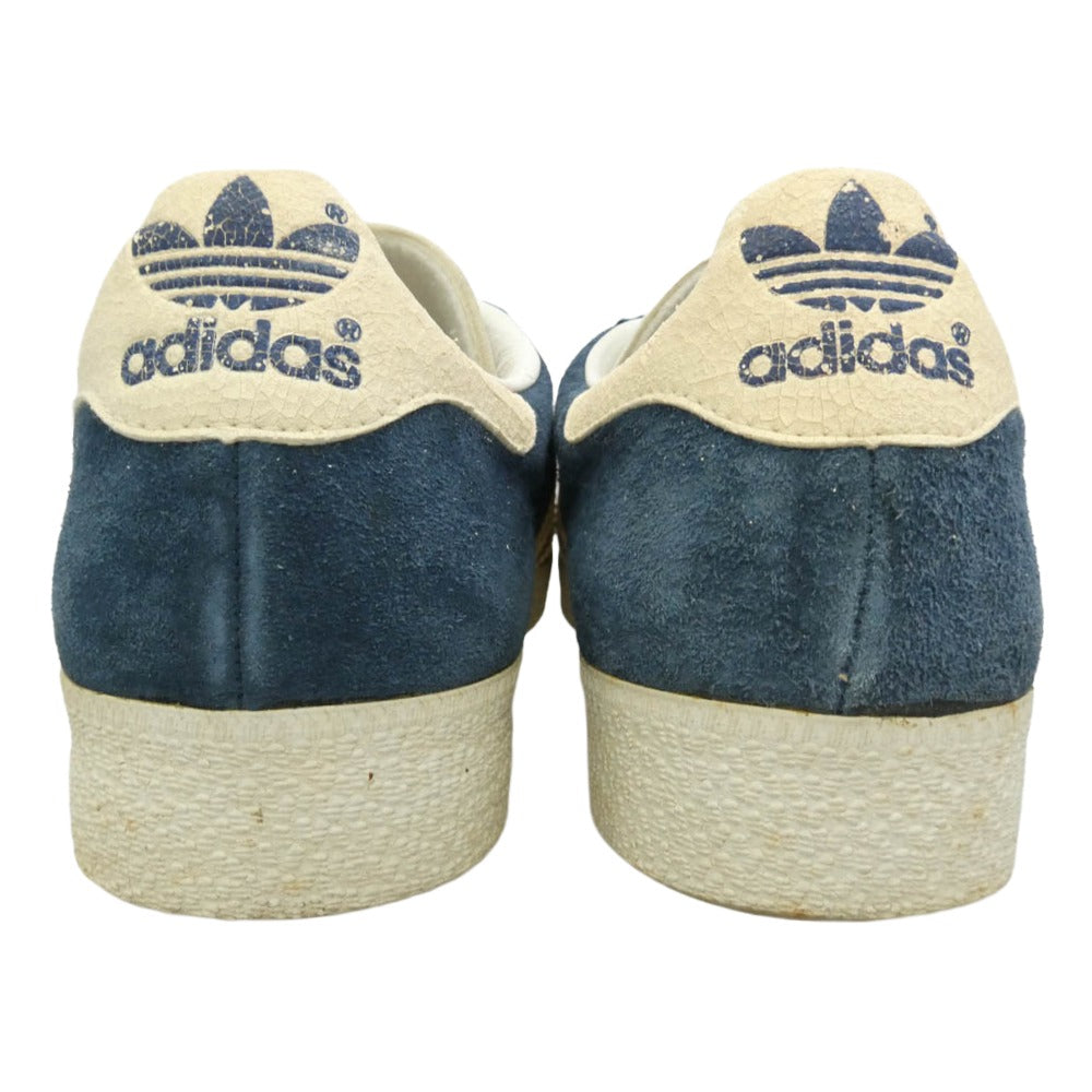 adidas アディダス 034879 観賞用 95年製 GAZZELLE 2 ガゼル ガッツレー2 スエード スニーカー ネイビー系 ホワイト系 26cm【中古】
