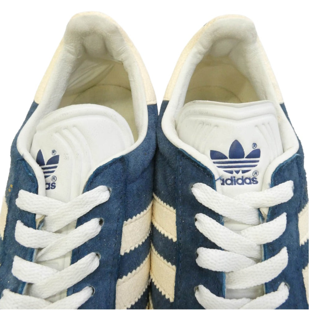 adidas アディダス 034879 観賞用 95年製 GAZZELLE 2 ガゼル ガッツレー2 スエード スニーカー ネイビー系 ホワイト系 26cm【中古】
