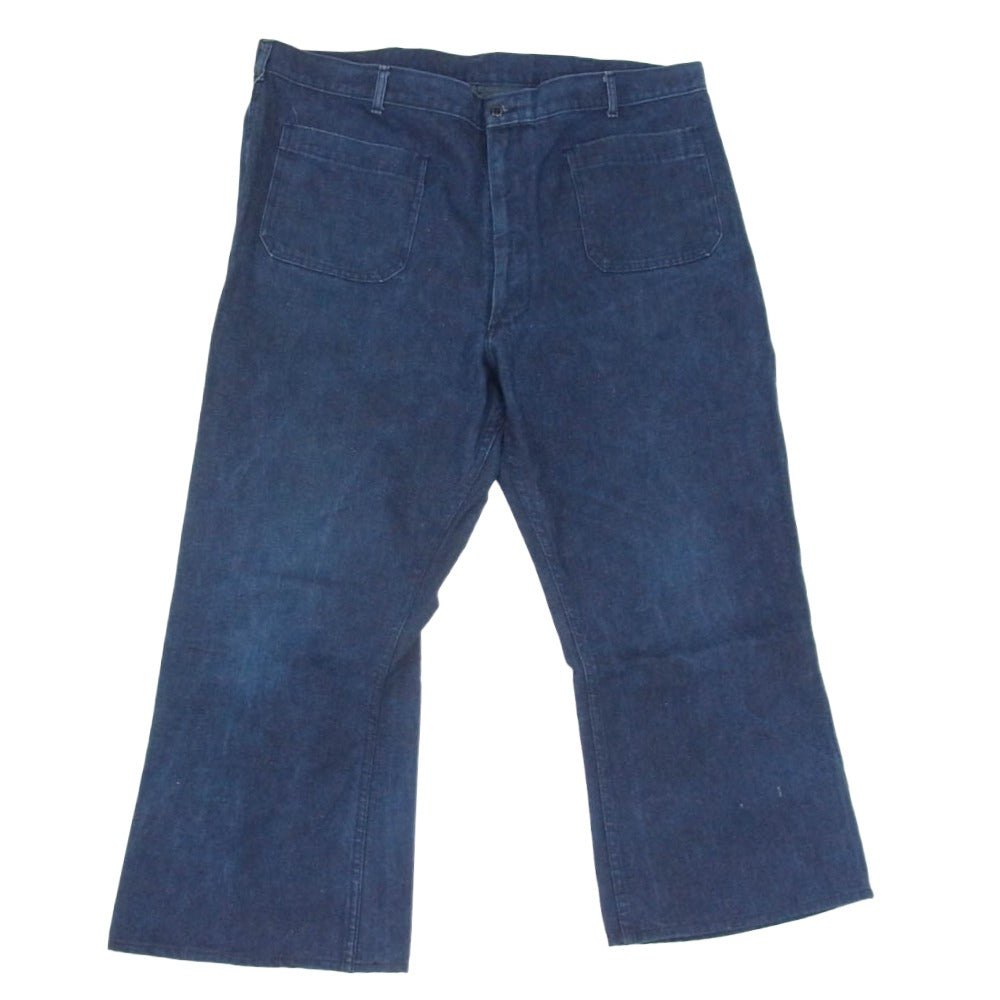 ユーエスネイビー Vintage 86年製 80s Sailor Pants デニム セーラー パンツ インディゴブルー系 XL【中古】