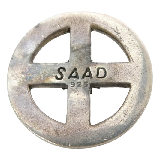 SAAD サード 太陽神 アラベスク メディスン ホイール ペンダントトップ シルバー系 ゴールド系【中古】