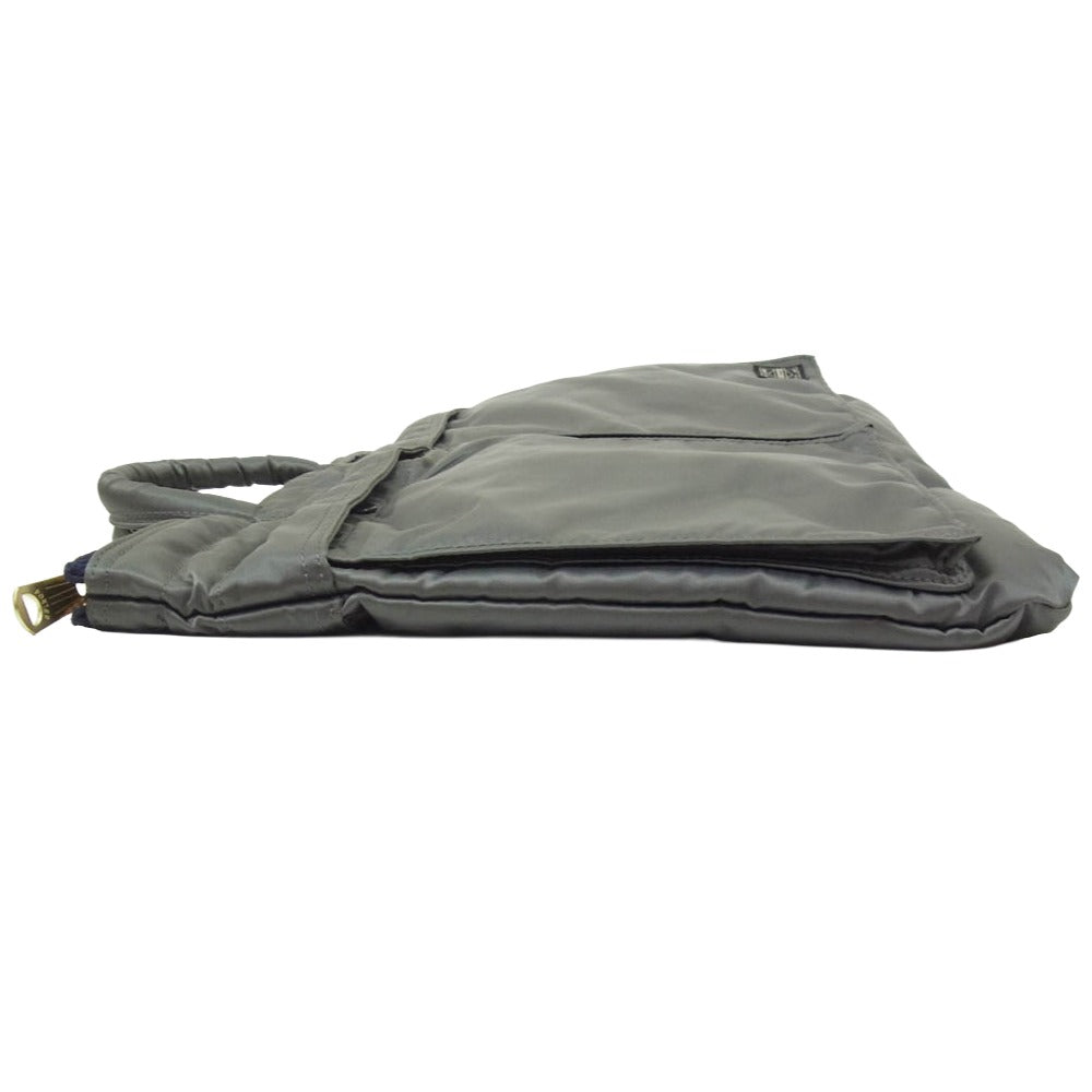 PORTER ポーター 376-19665 PX TANKER タンカー 2WAY SHORT HELMET BAG ショート ヘルメット ショルダー バッグ カーキ系【中古】