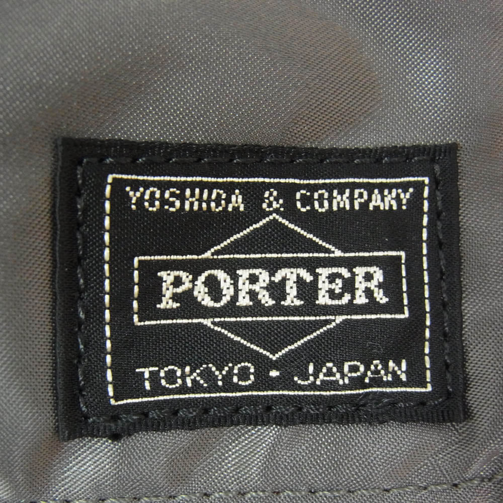 PORTER ポーター 376-19665 PX TANKER タンカー 2WAY SHORT HELMET BAG ショート ヘルメット ショルダー バッグ カーキ系【中古】