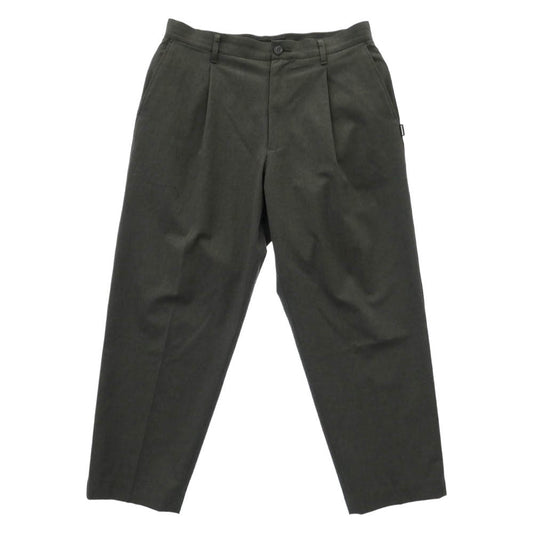 NEIGHBORHOOD ネイバーフッド 21SS 211AQNH-PTM02 TUCK ER-PT タック テーパード スラックスパンツ チャコール系 M【中古】