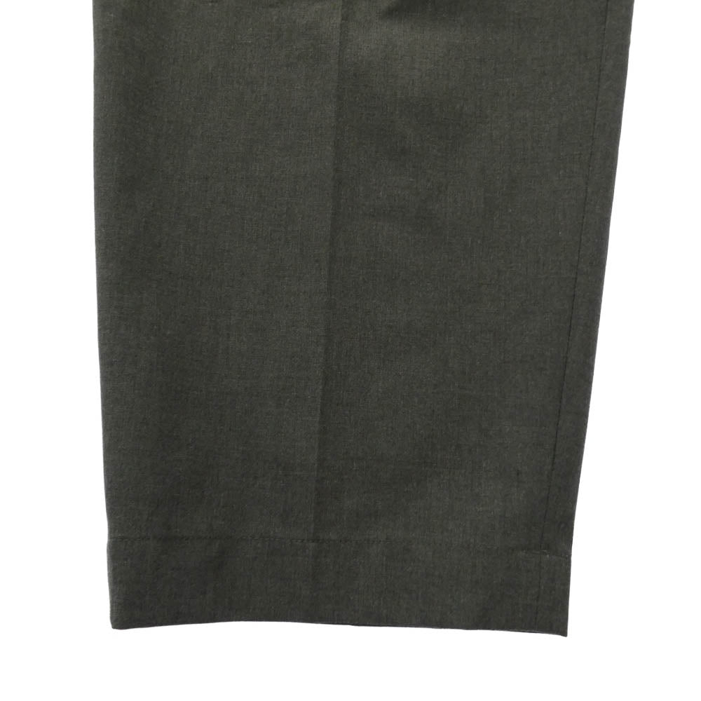 NEIGHBORHOOD ネイバーフッド 21SS 211AQNH-PTM02 TUCK ER-PT タック テーパード スラックスパンツ チャコール系 M【中古】
