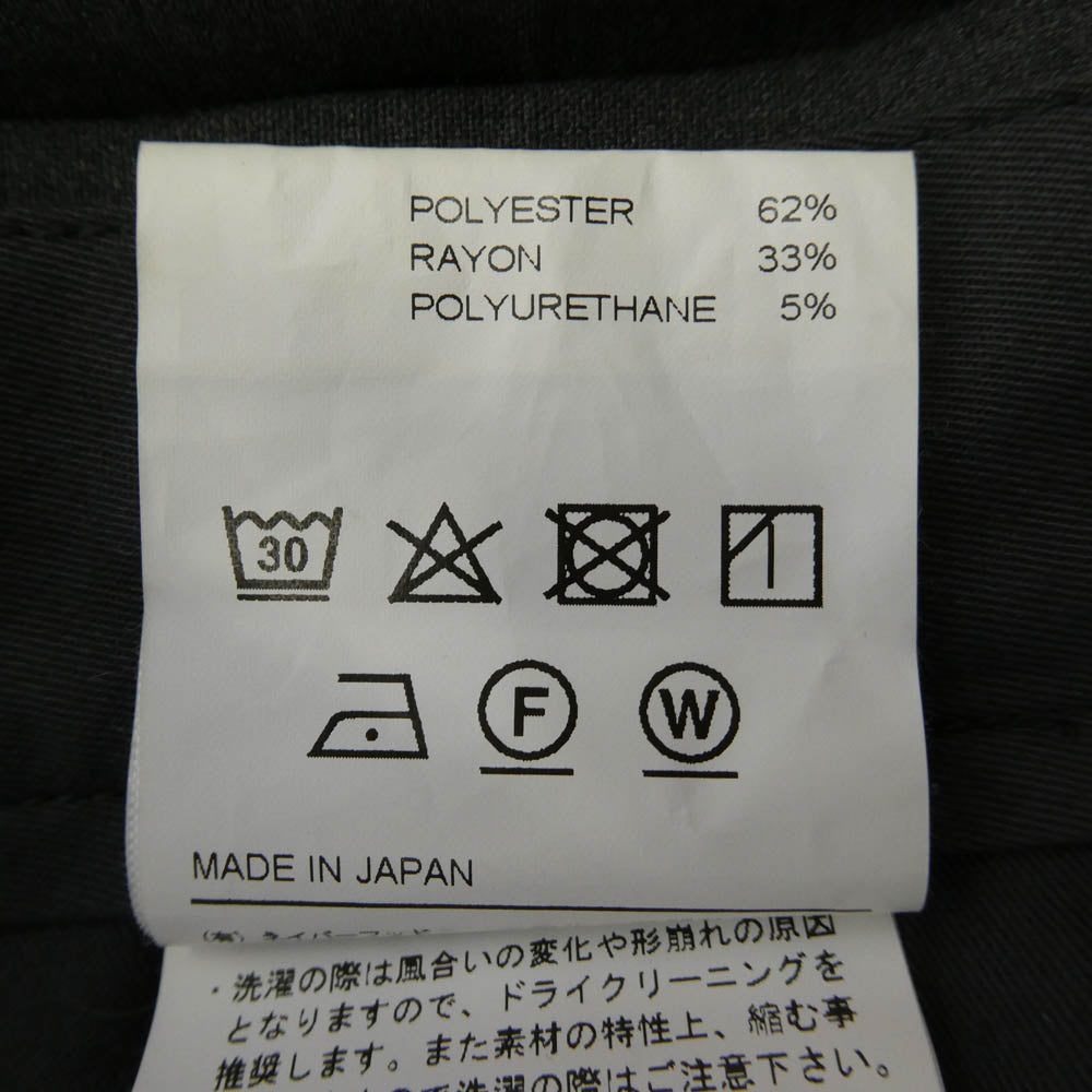 NEIGHBORHOOD ネイバーフッド 21SS 211AQNH-PTM02 TUCK ER-PT タック テーパード スラックスパンツ チャコール系 M【中古】