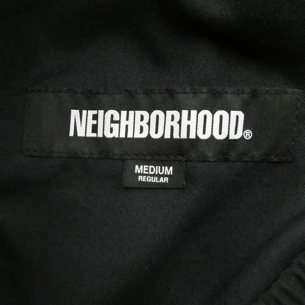NEIGHBORHOOD ネイバーフッド 23SS 231AQNH-PTM01 BAGGY SILHOUETTE EASY PANTS バギーシルエット イージーパンツ ブラック系 M【中古】