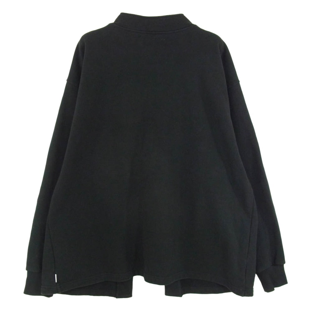 WTAPS ダブルタップス 23SS 231ATDT-CSM15 Clasper Sweater Cotton Black クラスパー セーター コットン スウェット カーディガン ブラック系 X04【中古】