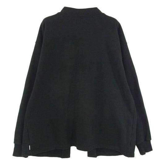 WTAPS ダブルタップス 23SS 231ATDT-CSM15 Clasper Sweater Cotton Black クラスパー セーター コットン スウェット カーディガン ブラック系 X04【中古】