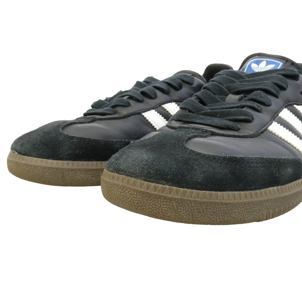 adidas アディダス B75807 Samba OG Core Black Cloud White Gum サンバ OG コアブラック クラウドホワイト ガム ローカットスニーカー ブラック系 ホワイト系 28.5cm【中古】