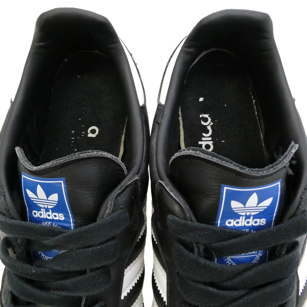 adidas アディダス B75807 Samba OG Core Black Cloud White Gum サンバ OG コアブラック クラウドホワイト ガム ローカットスニーカー ブラック系 ホワイト系 28.5cm【中古】