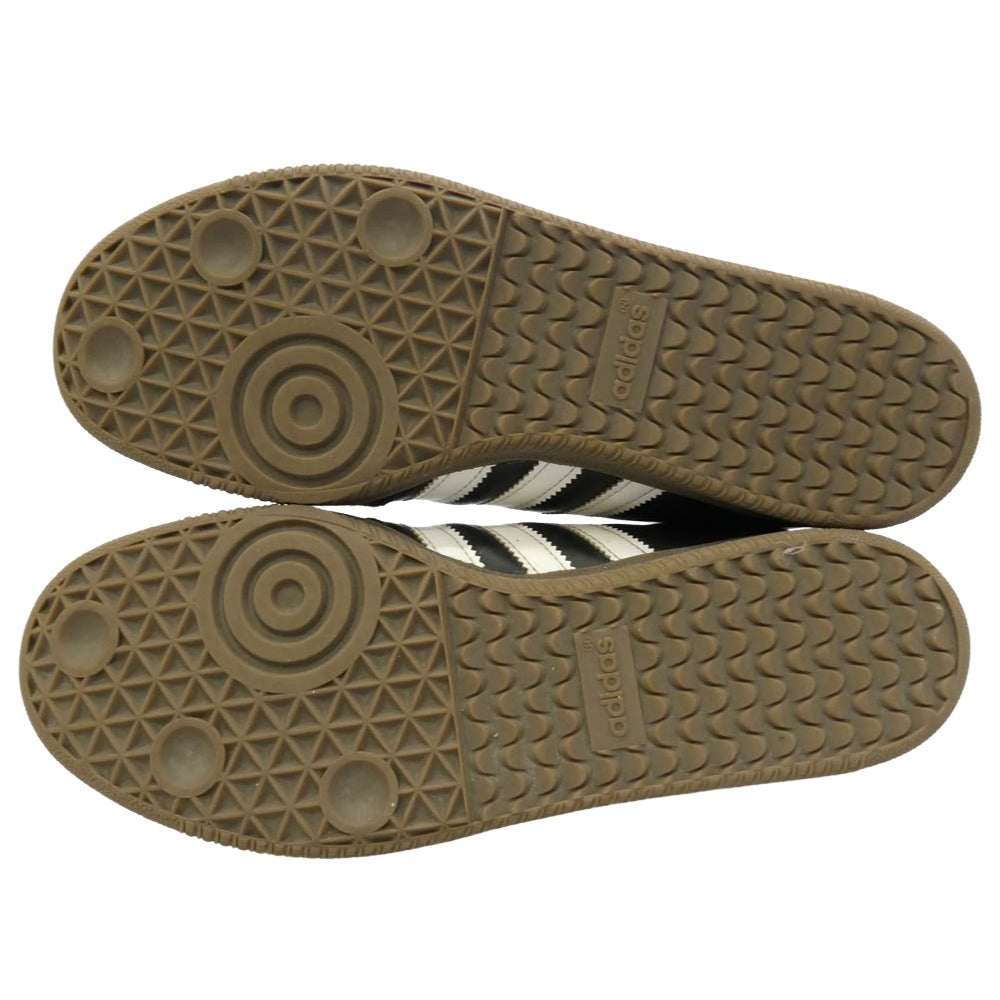 adidas アディダス B75807 Samba OG Core Black Cloud White Gum サンバ OG コアブラック クラウドホワイト ガム ローカットスニーカー ブラック系 ホワイト系 28.5cm【中古】