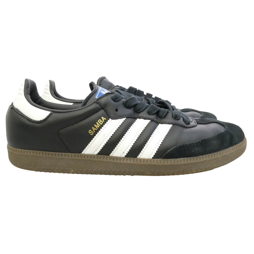 adidas アディダス B75807 Samba OG Core Black Cloud White Gum サンバ OG コアブラック クラウドホワイト ガム ローカットスニーカー ブラック系 ホワイト系 28.5cm【中古】