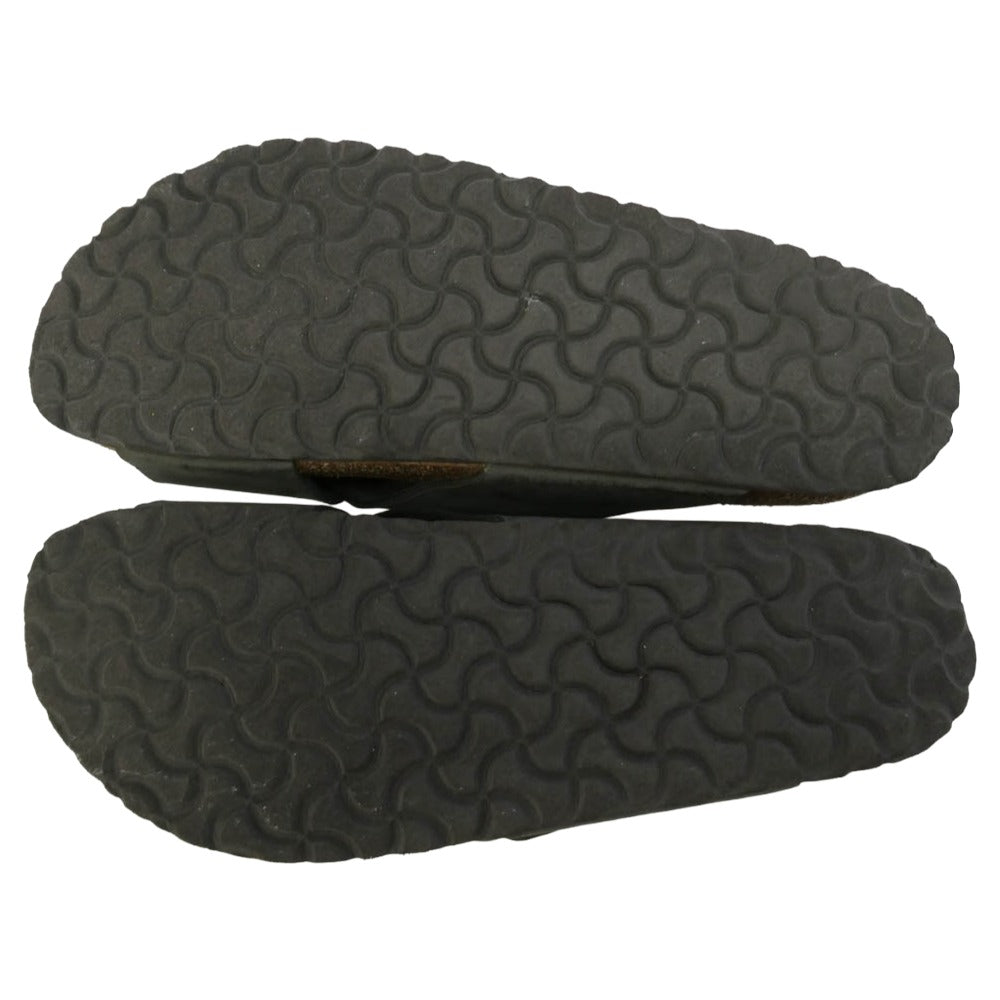 BIRKENSTOCK ビルケンシュトック Siena シエナ ビッグバックル サンダル 43 ブラック系 28cm【中古】