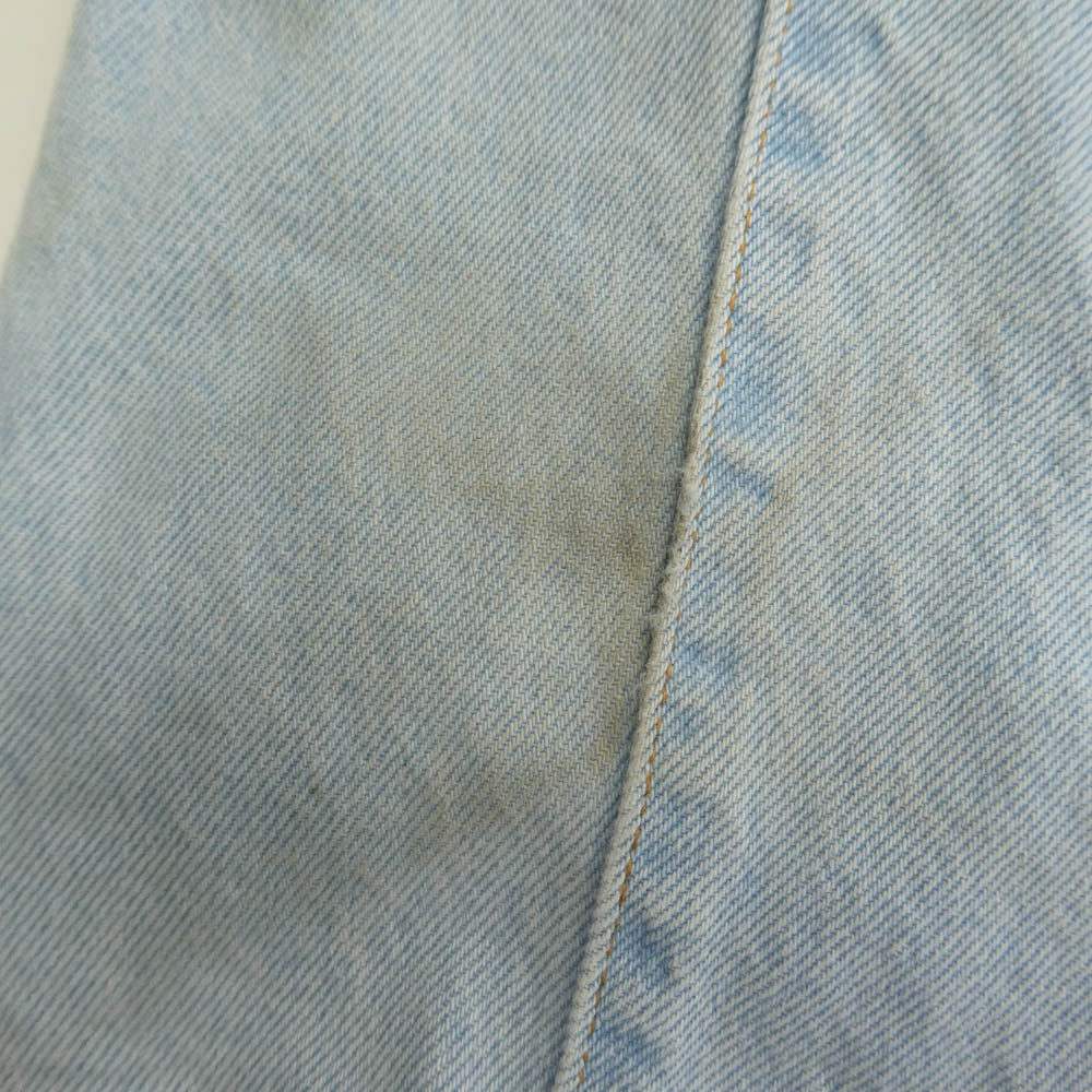 Supreme シュプリーム 24SS Baggy Jean バックポケットロゴ刺繍 バギー ジーンズ デニムパンツ ライトブルー系 34【中古】