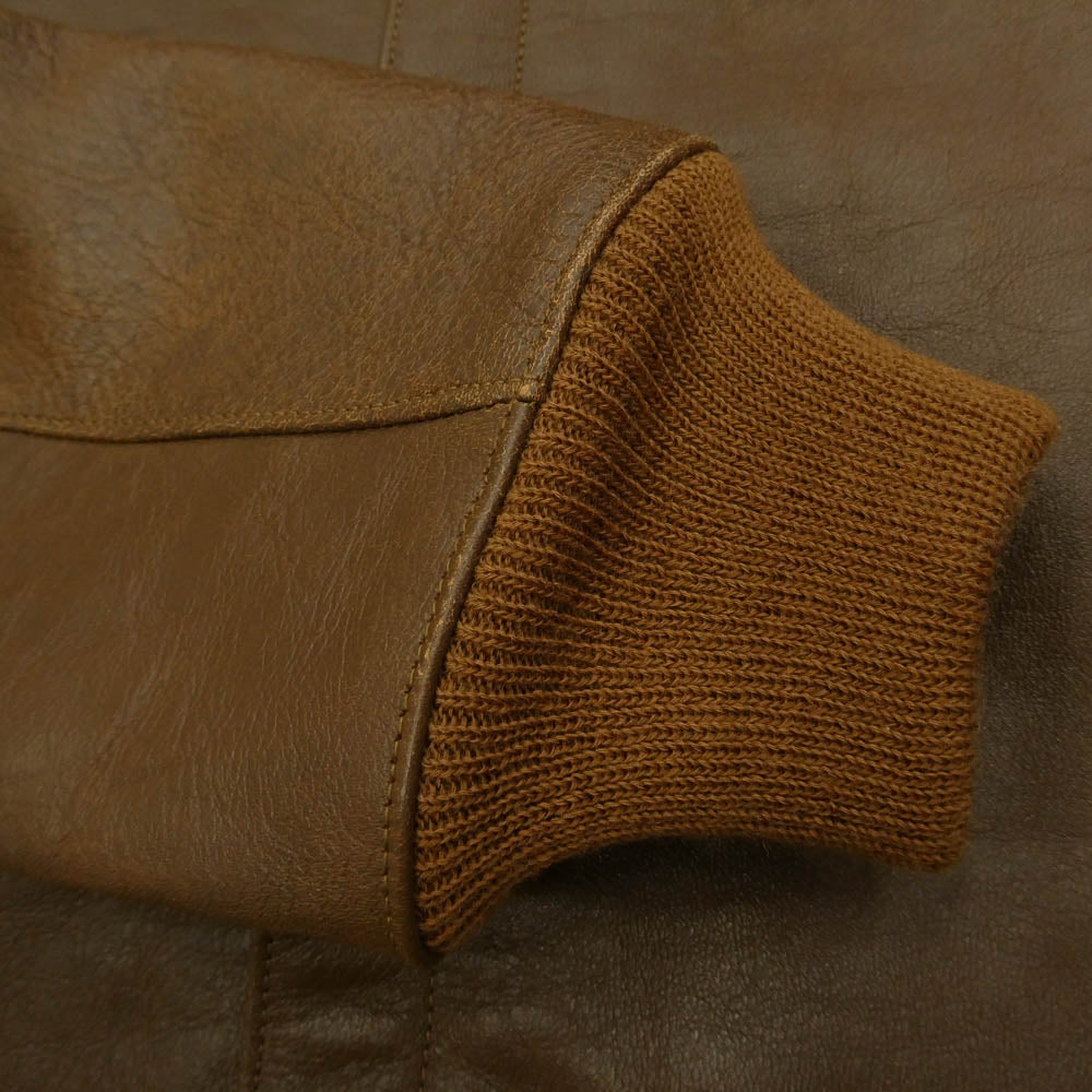 WAREHOUSE ウエアハウス WERBER LEATHER COAT Lot 2232 TYPE A-2 30周年 レザー フライト ジャケット ブラウン系 42【中古】