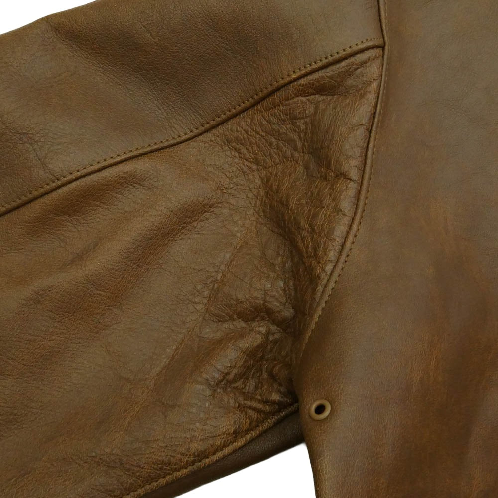 WAREHOUSE ウエアハウス WERBER LEATHER COAT Lot 2232 TYPE A-2 30周年 レザー フライト ジャケット ブラウン系 42【中古】