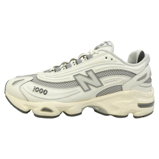 NEW BALANCE ニューバランス M1000MEW 1000 Sea Salt シーソルト ローカットスニーカー ランニングシューズ ホワイト系 グレー系 26cm【中古】