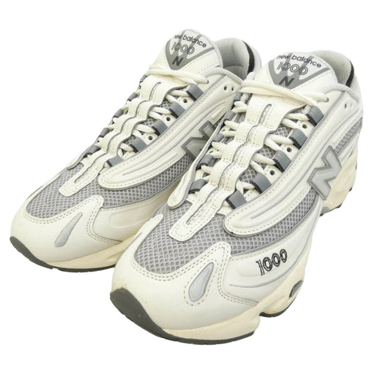 NEW BALANCE ニューバランス M1000MEW 1000 Sea Salt シーソルト ローカットスニーカー ランニングシューズ ホワイト系 グレー系 26cm【中古】