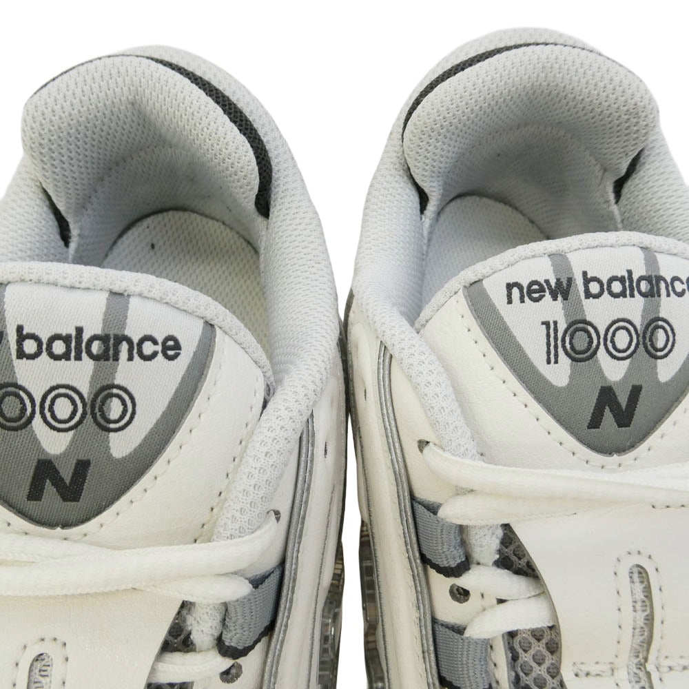 NEW BALANCE ニューバランス M1000MEW 1000 Sea Salt シーソルト ローカットスニーカー ランニングシューズ ホワイト系 グレー系 26cm【中古】