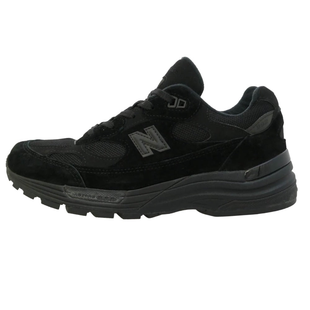 NEW BALANCE ニューバランス U992TB 992 Triple Black トリプルブラック ローカットスニーカー シューズ ブラック系 25cm【中古】