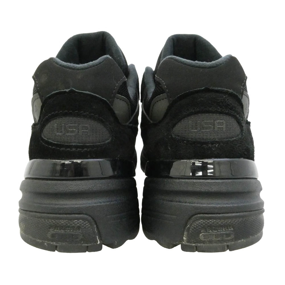NEW BALANCE ニューバランス U992TB 992 Triple Black トリプルブラック ローカットスニーカー シューズ ブラック系 25cm【中古】