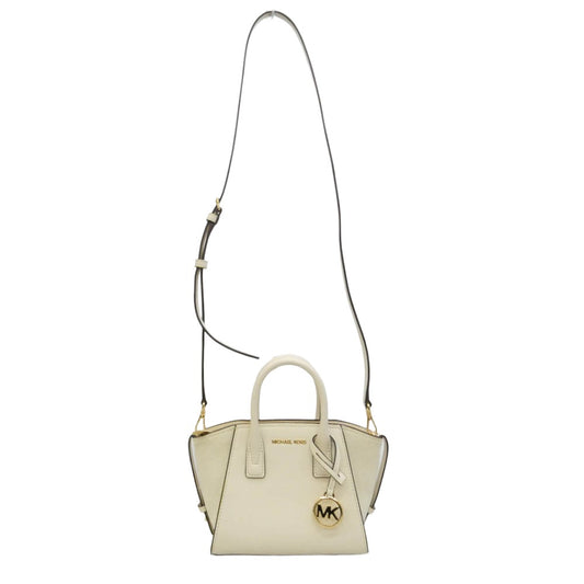 Michael Kors マイケルコース 35F4G4VC0L AVRIL アヴリル エクストラ スモール サッチェル 2WAY ハンドバッグ ベージュ系【極上美品】【中古】
