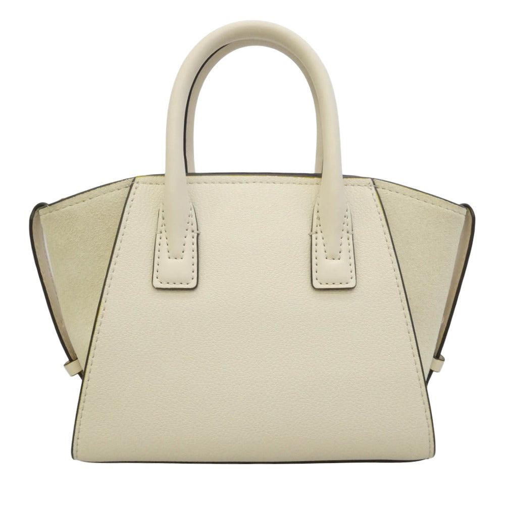 Michael Kors マイケルコース 35F4G4VC0L AVRIL アヴリル エクストラ スモール サッチェル 2WAY ハンドバッグ ベージュ系【極上美品】【中古】