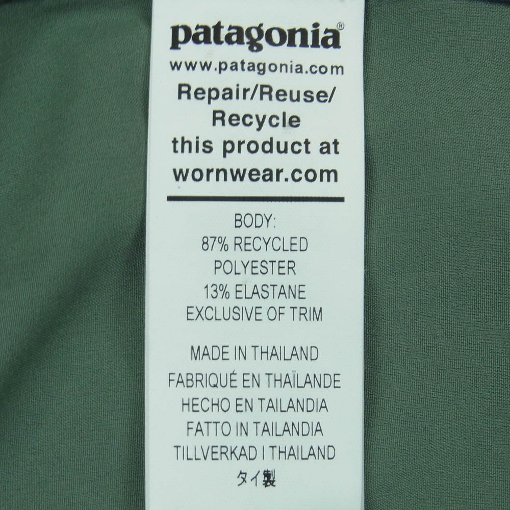 patagonia パタゴニア 86697 HYDROPEAK BOARDSHORTS-18 ハイドロ ピーク ボード サーフ パンツ スイム ショーツ グリーン系 ブラック系 44【新古品】【未使用】【中古】