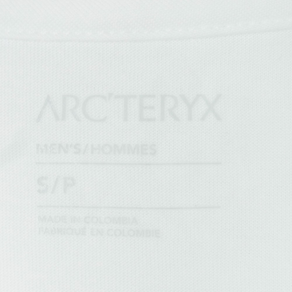 ARC'TERYX アークテリクス X000009533 2025年製 Kragg SL Cotton SS Mens クラッグ プリント 半袖 Tシャツ ホワイト系 S【極上美品】【中古】