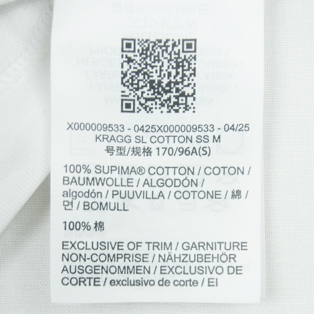 ARC'TERYX アークテリクス X000009533 2025年製 Kragg SL Cotton SS Mens クラッグ プリント 半袖 Tシャツ ホワイト系 S【極上美品】【中古】