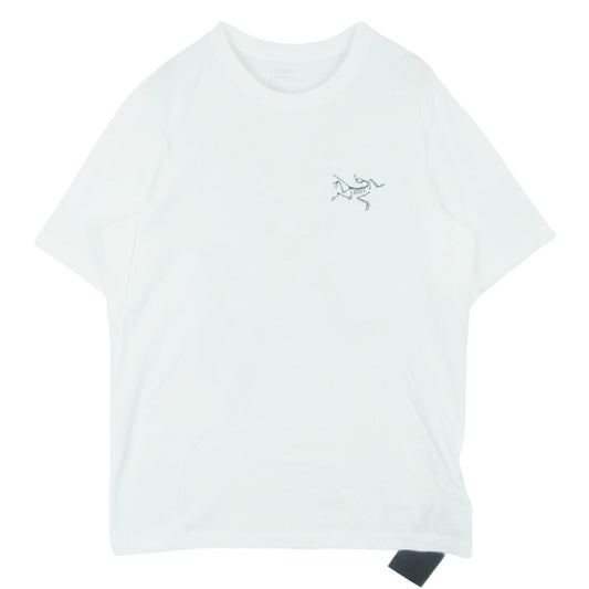 ARC'TERYX アークテリクス X000007747 2024年製 Arc Multi Bird Logo SS アーク マルチ バード ロゴ プリント 半袖 Tシャツ ホワイト系 S【中古】