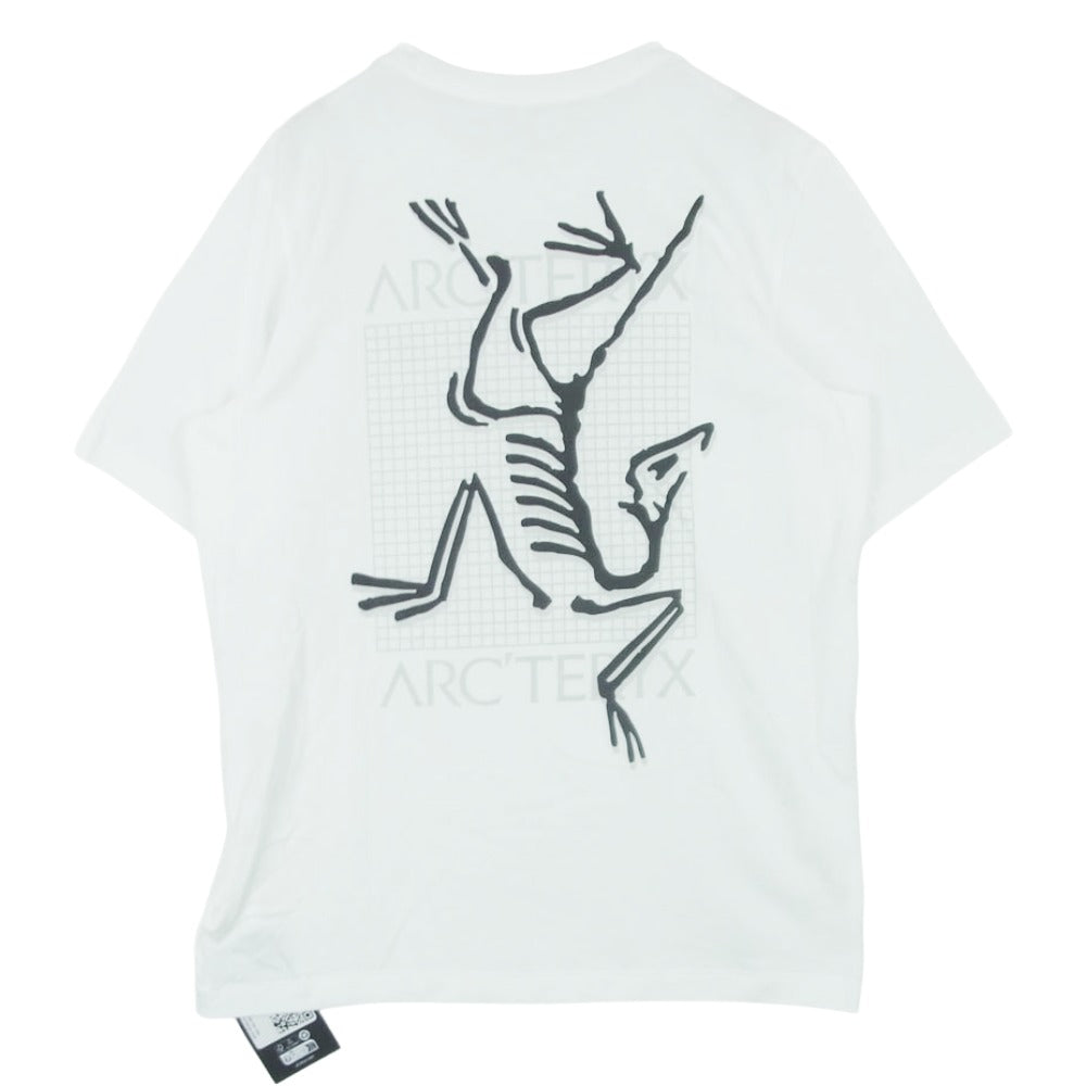 ARC'TERYX アークテリクス X000007747 2024年製 Arc Multi Bird Logo SS アーク マルチ バード ロゴ プリント 半袖 Tシャツ ホワイト系 S【中古】