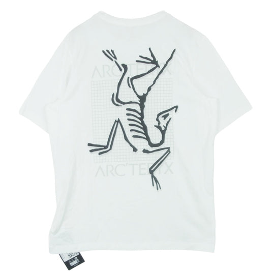 ARC'TERYX アークテリクス X000007747 2024年製 Arc Multi Bird Logo SS アーク マルチ バード ロゴ プリント 半袖 Tシャツ ホワイト系 S【中古】