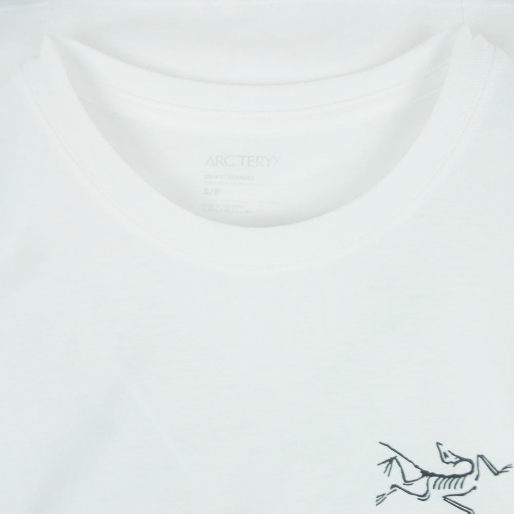 ARC'TERYX アークテリクス X000007747 2024年製 Arc Multi Bird Logo SS アーク マルチ バード ロゴ プリント 半袖 Tシャツ ホワイト系 S【中古】