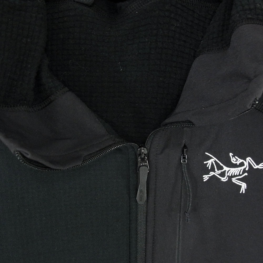 ARC'TERYX アークテリクス X000005488 2023年製 Delta 1/2 Zip Hoody Mens デルタ ハーフジップ フーディー パーカー メンズ ブラック系 XS【中古】