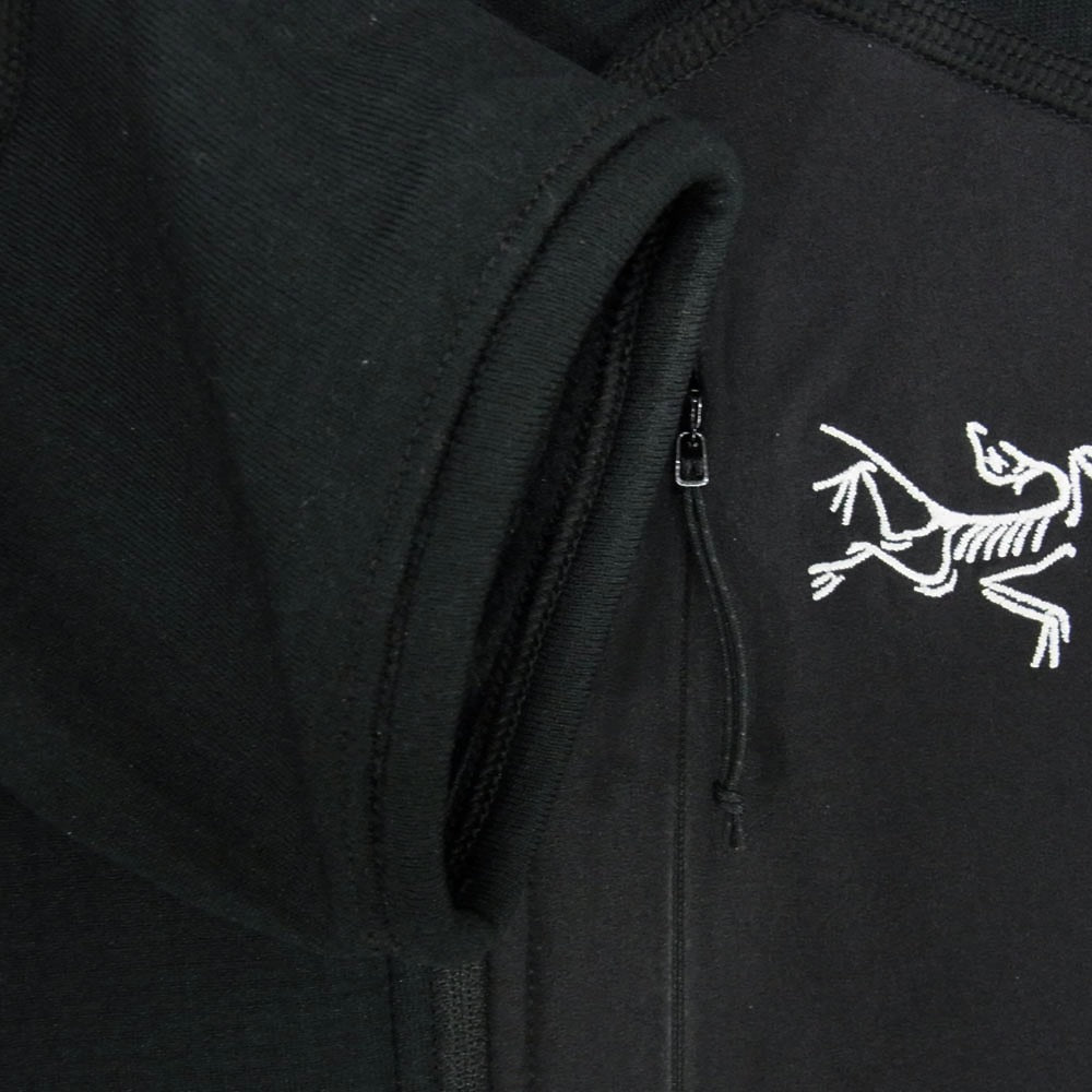 ARC'TERYX アークテリクス X000005488 2023年製 Delta 1/2 Zip Hoody Mens デルタ ハーフジップ フーディー パーカー メンズ ブラック系 XS【中古】
