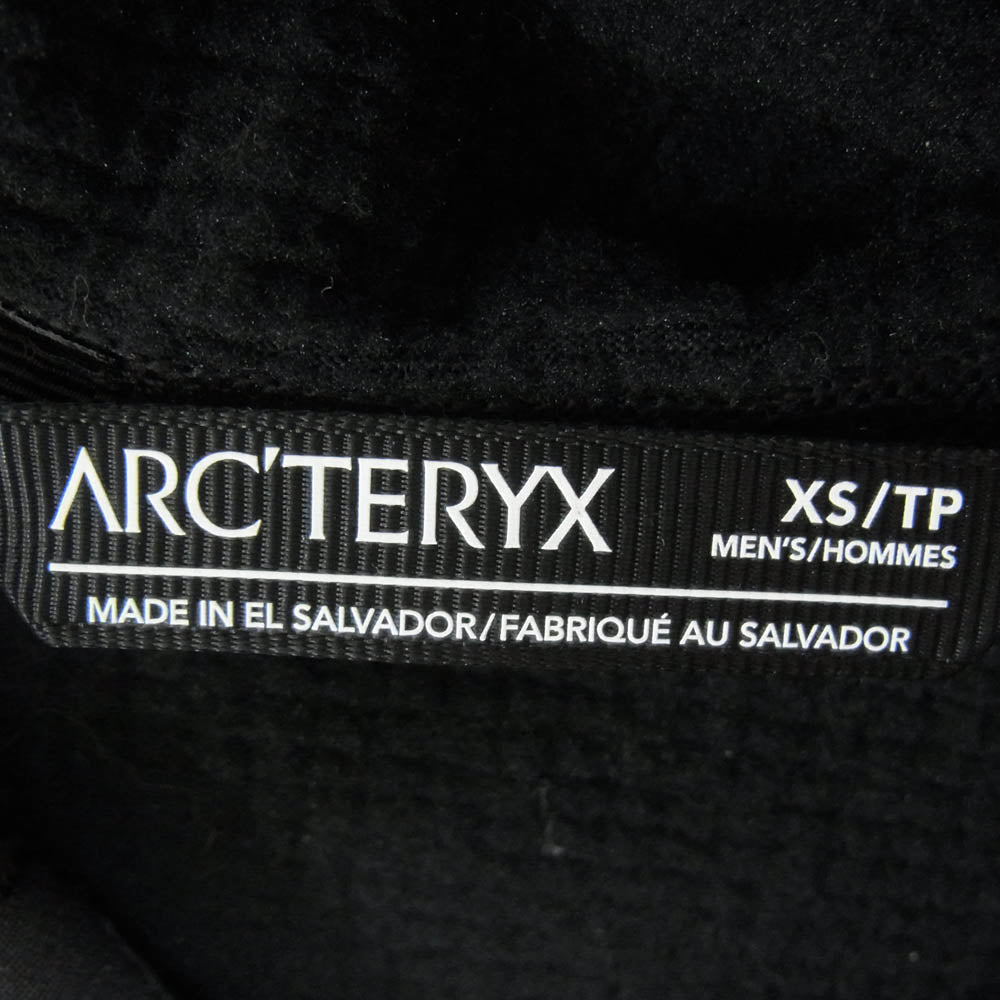 ARC'TERYX アークテリクス X000005488 2023年製 Delta 1/2 Zip Hoody Mens デルタ ハーフジップ フーディー パーカー メンズ ブラック系 XS【中古】