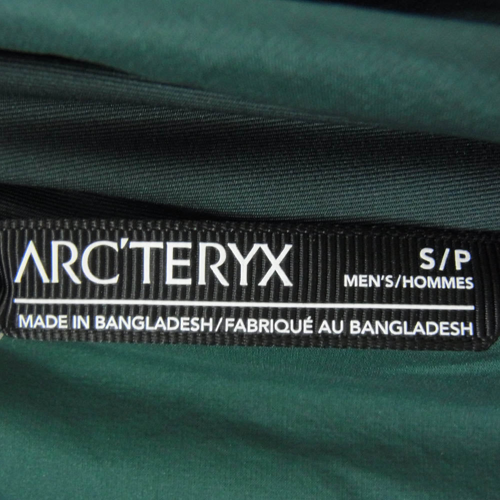 ARC'TERYX アークテリクス X000007302 2023年製 Atom Heavyweight Hoodie Mens アトム ヘビーウェイト フーディー メンズ 中綿ジャケット グリーン系 S【極上美品】【中古】