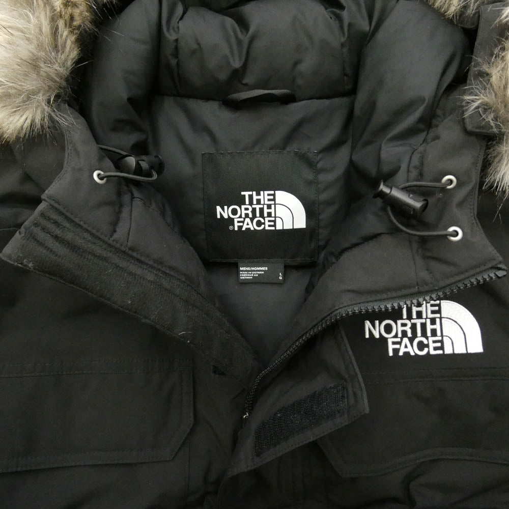THE NORTH FACE ノースフェイス ND52415Z Recycled McMurdo Parka リサイクルドマクマードパーカ ダウンジャケット ブラック系 L【中古】